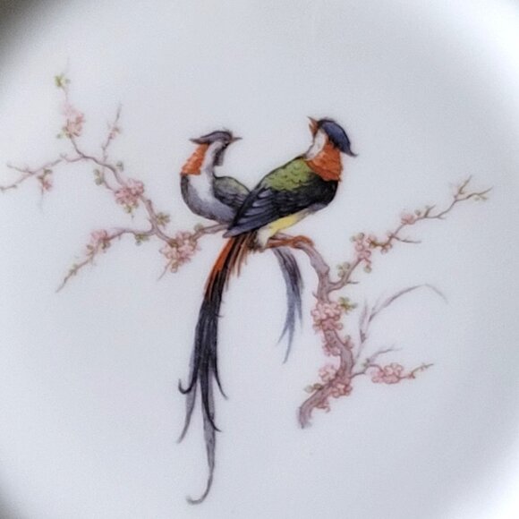 Antique Theodore Haviland Limoges Salad Plate, Eden Pattern, Bird Plate - Picture 2 of 11